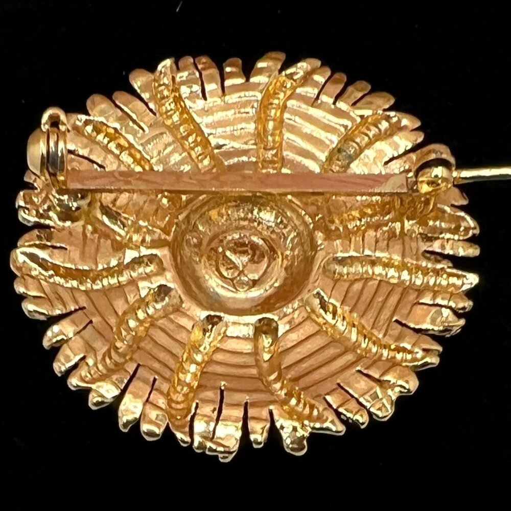 St John Smiling Sunshine Brooch - Picture 3 of 3